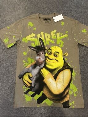 Shrek Donkey Men’s T Shirt Small NWT